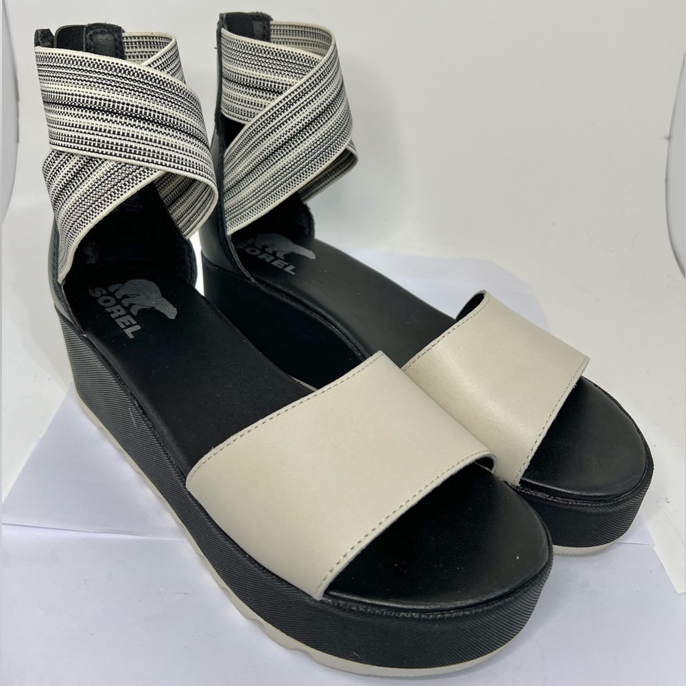 Sorel Cameron Platform Ankle Strap Wedge Sandals